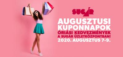 Augusztusi Kuponnapok a Sugár üzletközpontban a Valentina Cipőboltban!