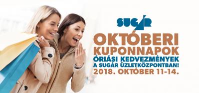 Sugár Kuponnapok október 11. és 14 között!